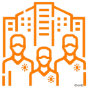 Housing societies milestone icon