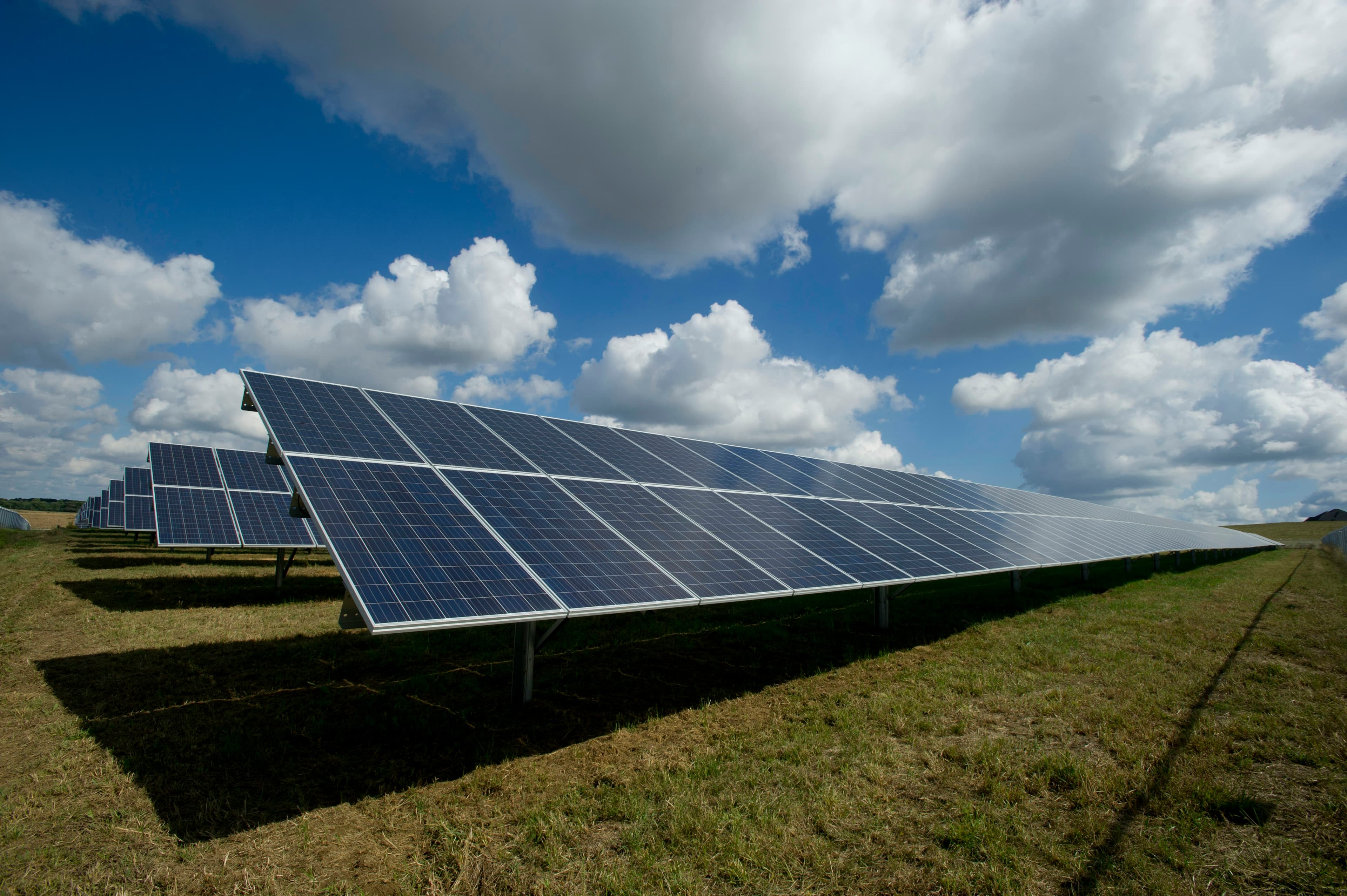 Solar panel background for customer reviews