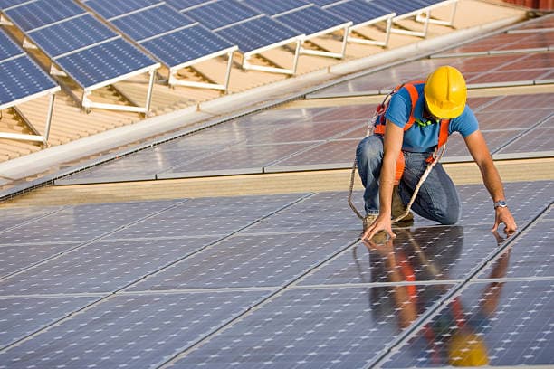 Rooftop solar installation by AR Saurtech Energy
